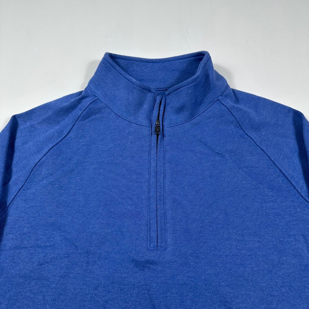 Holderness & Bourne 1/4 Zip Pullover Mens Small Tailored Fit Blue